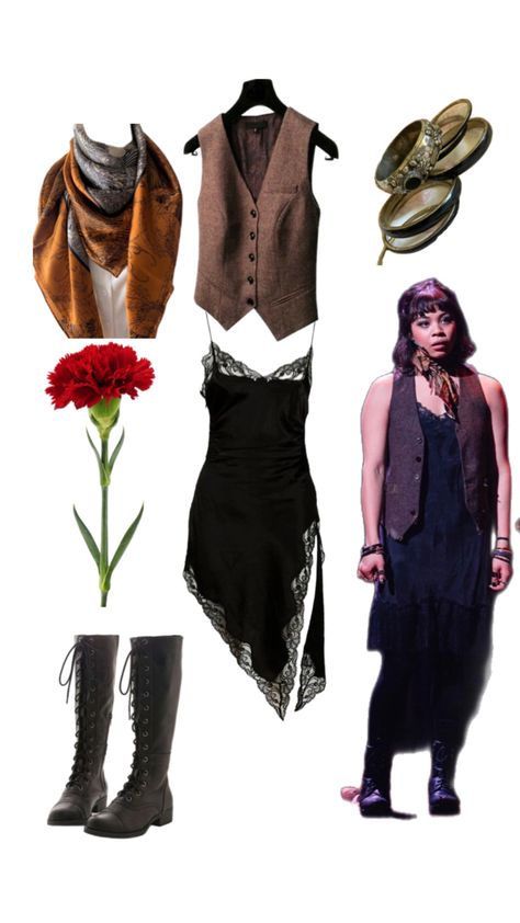 Hadestown Outfit, Hadestown Outfit Ideas, Eurydice Hadestown Costume, Hadestown Eurydice Costume, Eurydice Costume Hadestown, Hadestown Costume, Eurydice Costume, Eurydice Hadestown, Hadestown Eurydice