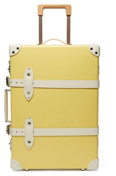 #affiliatead -- Globe Trotter Globe-trotter - Riviera Centenary 20 Cabin Suitcase - Womens - Yellow White -- #chic only #glamour always Suitcase Furniture, Yellow Luggage, Yellow Suitcase, Tom Ford Designer, Cabin Suitcase, Vintage Suitcases, White Chic, Vintage Suitcase, Luggage Straps