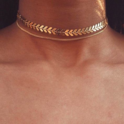 Layered Chevron Chain Choker 100% Brand New Gold Plated Metal Color: Gold Bundle & Save Shipped From Nyc #Jewelry #Necklace #Choker #Gold #Chevron #Trendy #Fashion #Gift #Charm #Bling #Femme #Chic #Layered Kalung Choker, Colar Chocker, Trendy Chokers, Urban Outfitters Jewelry, Heart Choker Necklace, Layered Choker Necklace, Leather Choker Necklace, Double Layer Necklace, Layered Chokers