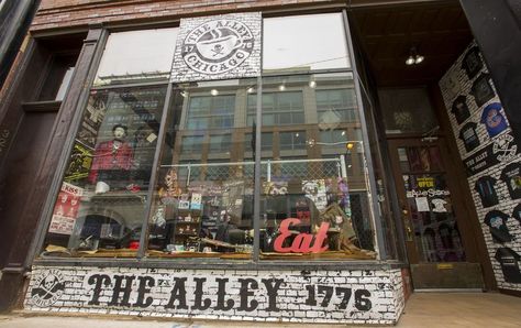 The Alley, Chicago’s Iconic Punk and Goth Store, Now Serves Waffle Pops and Coffee - Eater Chicago Punk Icon, Goth Stores, Waffle Pops, News Cafe, My Kind Of Town, Coffee Photos, Dream Career, Food Store, Lake View