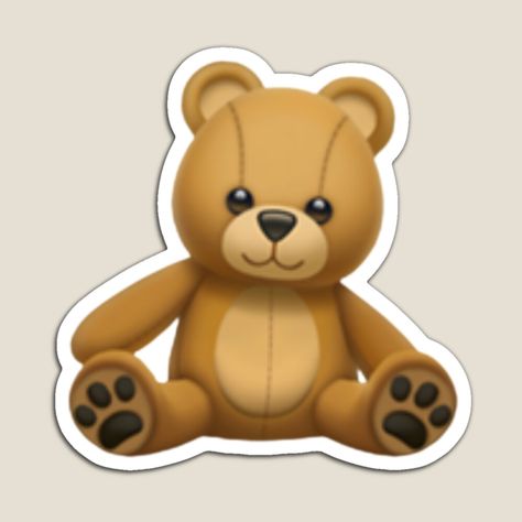 Get my art printed on awesome products. Support me at Redbubble #RBandME: https://www.redbubble.com/i/magnet/Teddy-Bear-Cute-Coquette-Emoji-Sticker-by-MollyElynDesign/160366873.TBCTK?asc=u Emoji Cute, Bear Emoji, Bear Cute, Cute Coquette, Emoji Stickers, Diy Gift Wrapping, Diy Gift, My Art, Awesome Products