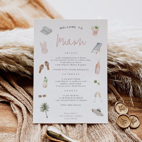 Beach Boho Bachelorette Weekend Itinerary Lingerie Shower Games, Boho Bachelorette, Itinerary Invitation, Country Bachelorette, Bachelorette Weekend Itinerary, Bachelorette Party Destinations, Osage Beach, Bachelorette Itinerary, Party Things