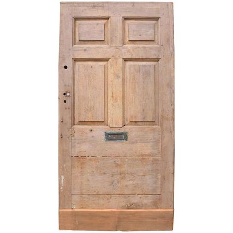 1stdibs: Antique and Modern Furniture, Jewelry, Fashion & Art Shaker Front Door, Front Door Gate, Pine Front Door, Pine Interior Doors, Irish Interiors, Interior Exterior Doors, Vintage Doors, English Antiques, Antique Doors