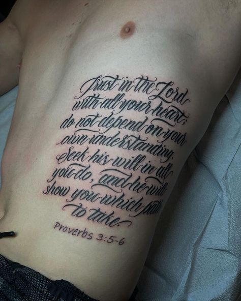 Proverbs 3 5 6 Tattoo, 6 Tattoo, Proverbs 3, Proverbs, Tattoos, 10 Things, Quick Saves