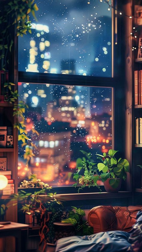 free wallpapers 4K room, plants, rain, comfort for mobile and desktop Best Nature Wallpapers, Beautiful Wallpapers Backgrounds, Cool Wallpapers Art, Pretty Wallpaper Iphone, 판타지 아트, Dreamy Art, Pretty Wallpapers Backgrounds, Anime Scenery Wallpaper, Cute Wallpaper Backgrounds