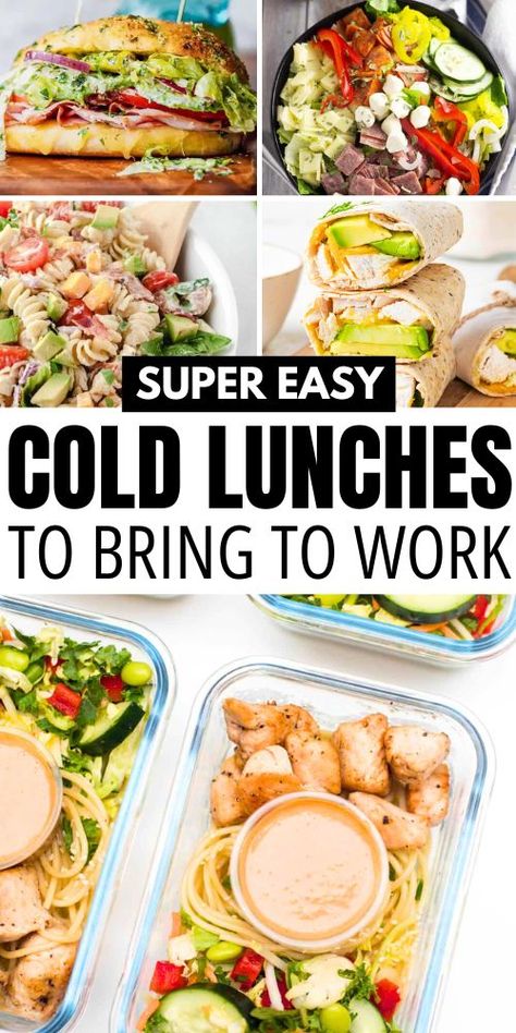 Looking for easy cold lunch ideas for work? Discover our collection of healthy and delicious options that you can prepare ahead of time! From low-carb wraps to high-protein salads, save this pin for meal prep ideas that keep your lunch exciting all summer long. Lunch Ideas You Dont Have To Heat Up, Yummy Lunch Ideas For Work, Fast Low Calorie Lunch, Turkey And Cheese Wraps Healthy Lunches, Healthy Lunch Food Prep, Simple Low Calorie Lunches For Work, Cold Chicken Meals, Healthy Snack Lunch Ideas, Lunches You Can Eat Cold