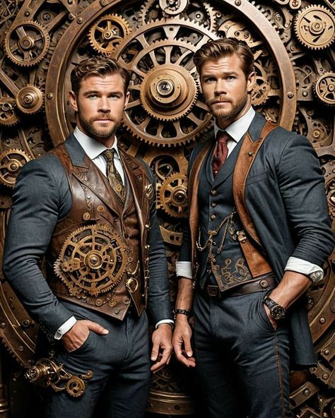 Steampunk Mens Fashion, Steampunk Mechanic, Epic Costumes, Relic Hunter, Steampunk Man, Steampunk Illustration, Steampunk Artwork, Steampunk Men, Steampunk Couture