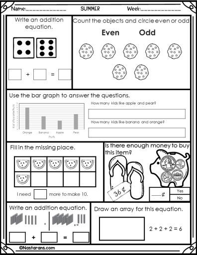 2nd Grade Math Review Worksheets, Math Extensions 2nd Grade, Daily Worksheets Morning Work, 2nd Grade Math Activities Fun, Grade 2 Morning Work, Morning Work 2nd Grade Free, 2nd Grade Busy Work, 1st Grade Morning Work Free, Morning Warm Up Worksheets