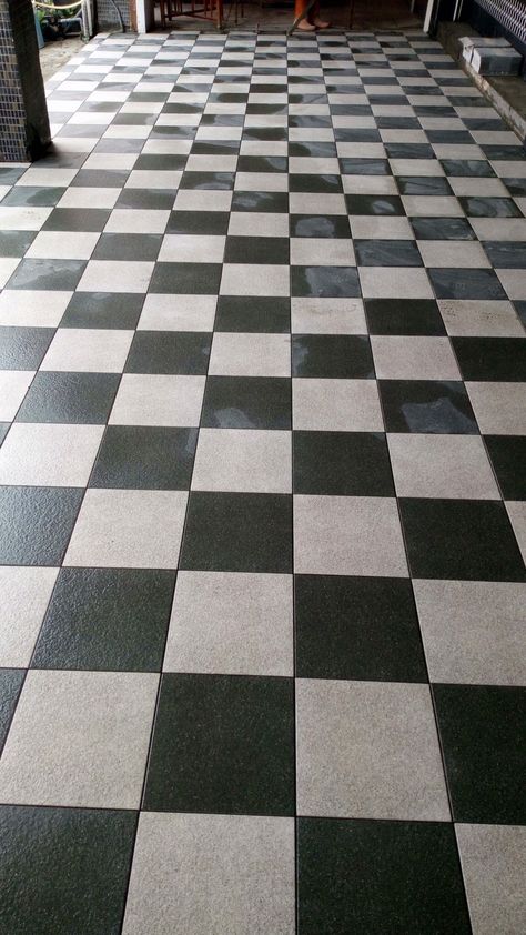 Chess Floor Kitchen, Chess Room Decor, Chess Tiles Floor, White Tiles Floor, Chess Floor, House Concept, Checkerboard Floor, Green Rabbit, Play Chess