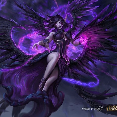 Morgana 💜 art by SATURN • • #leagueoflegends #leagueofmemes #art #riot #leagueoflegendsmemes #fanart #lol #leaguefanart… League Of Legends Morgana, Morgana Lol, Morgana League Of Legends, Xmen Characters, League Memes, The Fallen Angel, League Of Legends Memes, Go Game, League Of Legends Characters