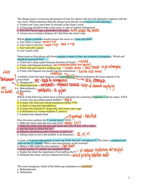 Vallin Nclex Style Questions for NCLEX - The charge nurse is reviewing the protocol of care for - Studocu Nclex Manifestation, Nclex New Generation, Nclex Study Guide Cheat Sheets, Nclex Pn Study Guide, Nclex Tips, Nclex Study Plan, Nursing Study Tips, Nursing Questions, Nclex Questions