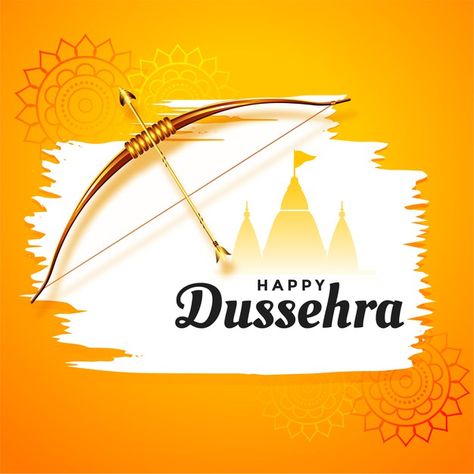 Happy dussehra hindu festival wishes car... | Free Vector #Freepik #freevector #arrow #bow #festival #religion Dasara Photos, Dasara Wishes, Dussehra Wallpapers, Dussehra Celebration, Dussehra Greetings, Happy Dusshera, Dussehra Images, Happy Dussehra Wishes, Happy Dussehra