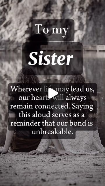 Togethernesstok Togethernesstok on Instagram: "To my sister ❤️
#sister #sisters #sisterlove #sisterlove❤️ #sis #bff #family" Sisters Quotes Meaningful, Sisters Day, My Sister, Sisters Aesthetic, Sister By Choice Quotes, Sometimes All You Need Is Your Sister, Beautiful Sister Quotes, Funny Sister Memes, Funny Sister Memes Sibling