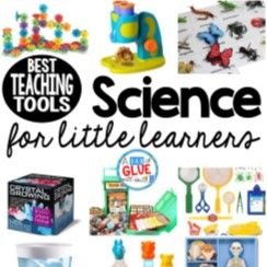 Best Science Teaching Tools for Little Learners - Elementary Science Lessons, Science Center Preschool, Science Lessons Elementary, Pre-k Science, Kindergarten Classrooms, Preschool Centers, Science Activities For Kids, Science Toys, Stem For Kids