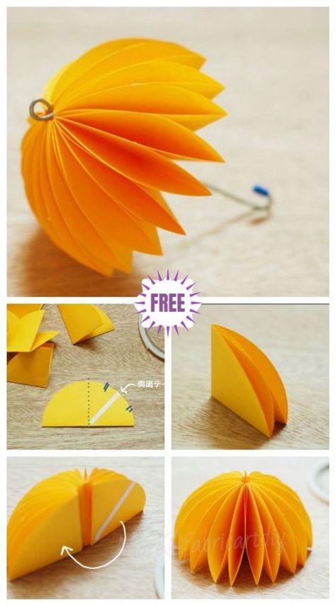 40 Paper Craft Ideas For Office desk - Bored Art Umbrella Diy, Christmas Eyeshadow, Easy Crafts For Teens, Paper Umbrella, Tutorial Origami, Diy Crafts For Teens, Crafts For Teens To Make, Craft Easy, Paper Umbrellas