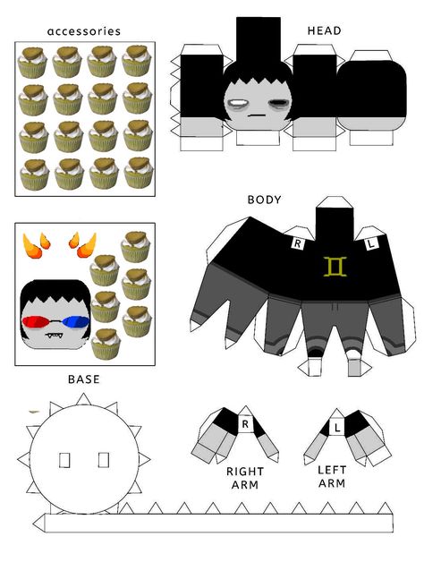 Homestuck Paper Dolls, Homestuck Papercraft, Homestuck Crafts, Homestuck Karkat, Homestuck Trolls, Homestuck Characters, Paper Toys Template, Fun Diy Crafts, Paper Cutout