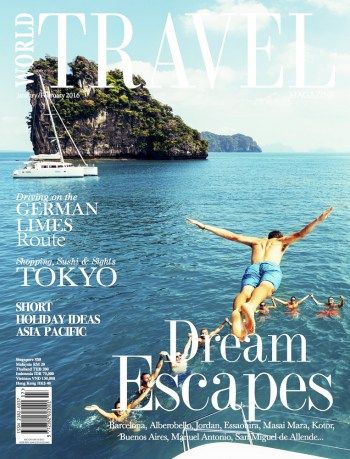 #MagLoveTop10: Best travel magazine covers of 2016 — #3. World Travel, January/February 2016. Magazine Name Ideas, Travel Magazine Cover, Travel Magazine Design, Travel Magazine Layout, Magazine Cover Page, Magazine Cover Ideas, Magazine Design Cover, Layout Magazine, Yacht Week