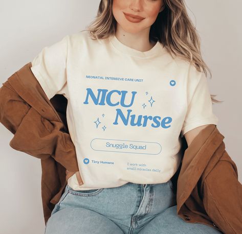 Nicu Nurse Aesthetic, Nurse Aesthetic, Neonatal Nurse, Nurse Tshirt, Neonatal Intensive Care Unit, Nurse Shirts, Nicu Nurse, Nurse Appreciation, Intensive Care Unit