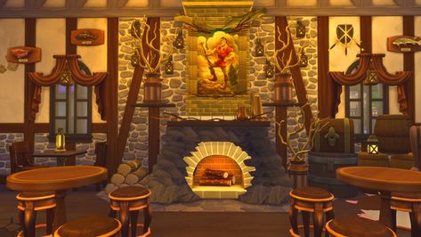 Gaston's Tavern Painting Download | Tomi Lyn on Patreon Pirate Tavern Concept Art, Gaston Tavern, Tavern Concept Art Interior, Liberty Tavern Disney, Beauty And The Beast Theatre Set Design, Gastons Tavern, Gaston’s Tavern, Disney Princess Challenge, Bar Scene