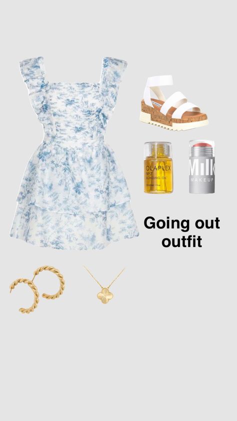 #goingout#dress#preppy#cute#sandal Preppy Sandals, Dress Preppy, Preppy Dresses, Cute Sandals, Going Out Outfits, Spring Break, Connect With People, Your Aesthetic, Creative Energy