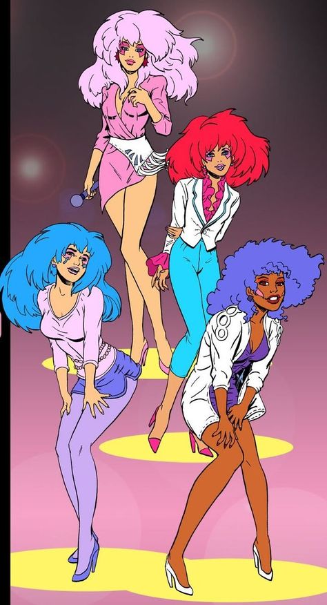 Gem And The Holograms, Jem Cartoon, Best 80s Cartoons, 80s Wallpaper, Arte Sailor Moon, Cartoon Girls, Jem And The Holograms, 80s Cartoon, 90s Cartoon