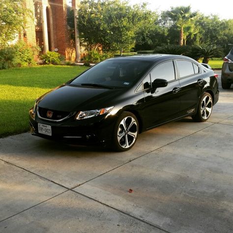 My 2015 Crystal Black Pearl Honda Civic Si sedan #honda #civic #si #9thgencivic 2015 Civic Si Sedan, 2014 Honda Civic Si, Honda Civic 2015, Black Honda Civic, 2014 Honda Civic, Honda Black, Honda Civic 2009, 2012 Honda Civic, Honda Civic Vtec