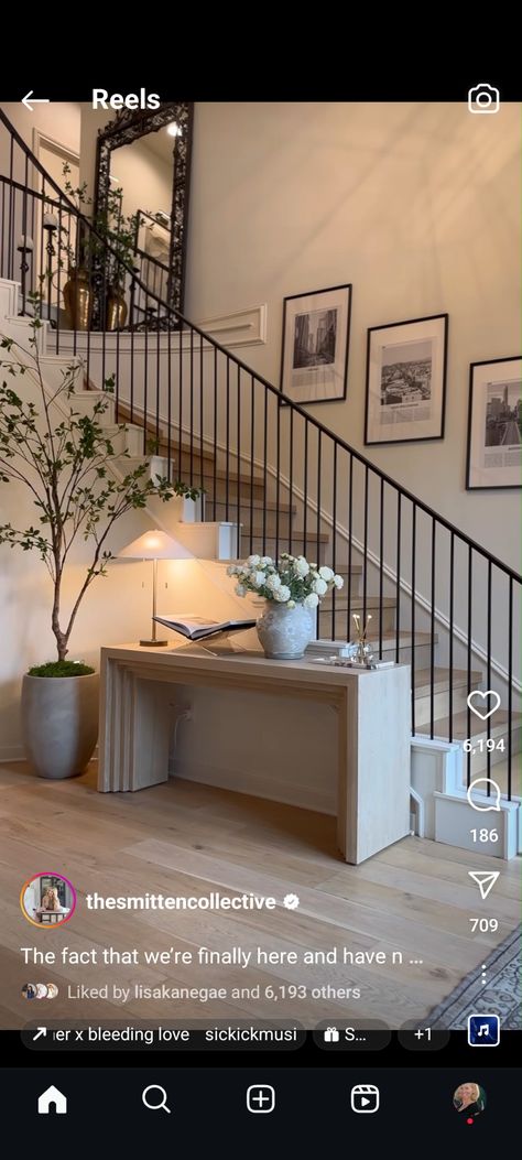 Open Foyer Ideas, Entryway Ideas Open Concept, Front Sitting Room Ideas Entrance, Front Sitting Room Ideas, Foyer Ideas Entryway, Open Foyer, Foyer Ideas, Open Layout, Sitting Room