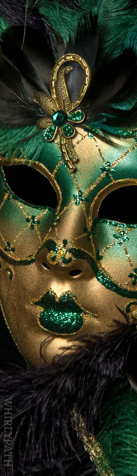 Masquerade Ball #party #masks #masquerade #mardigras #gold #green #feathers Dark Green Masquerade Mask, Emerald Green Masquerade Mask, Green Masquerade Outfit, Masquerade Quinceanera Ideas, Party Masks Masquerade, Mascarade Party Outfit, Green Masquerade Mask, Black And Golden Dress, Masquerade Quinceanera