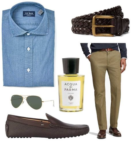 How to Style Olive Chinos with a Button-Up Shirt Chinos Men, Olive Chinos, Well Dressed Man, Blazer Outfits Men, Summer Trousers, Wedding Outfit Men, Mens Fashion Wear, Outfits Hombre, Dapper Gentleman