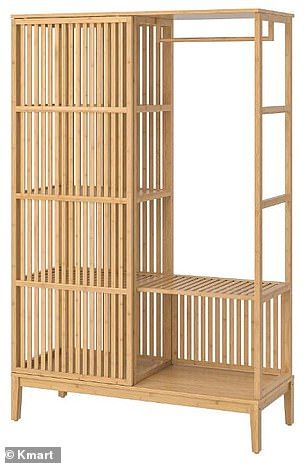 Bamboo Wardrobe, Stand Alone Closet, Scandinavian Furniture Design, Open Wardrobe, Sliding Wardrobe Doors, Scandinavian Furniture, Room Inspiration Bedroom, Room Ideas Bedroom, Sliding Door