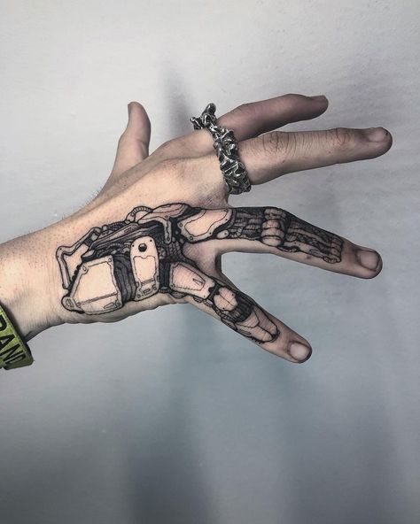 Herren Hand Tattoos, Tech Tattoo, Cyberpunk Tattoo, Halloweenský Makeup, Tattoo Board, Stylish Tattoo, Biomechanical Tattoo, Incredible Tattoos, Body Modification