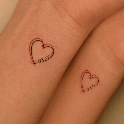 Fibonacci Tattoo, Maching Tattoos, Matching Friend Tattoos, Tattoo For Boyfriend, Small Couple Tattoos, Tattoos To Cover Scars, Date Tattoos, Bff Tattoos, Matching Couple Tattoos