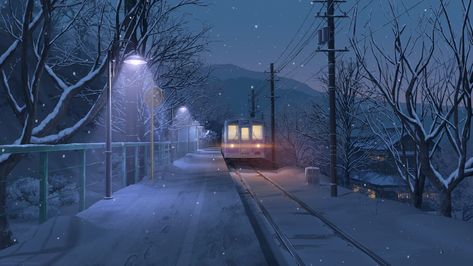 Winter Drawings, Paintings And Drawings, The Villages, The Train, Winter Time, Train Station, Frozen, Art Design, Paintings