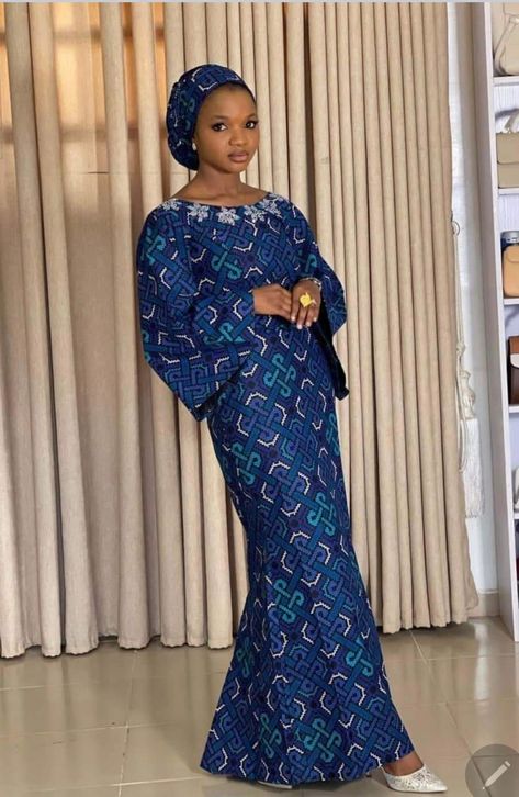 Arewa Ankara Gown Styles, Long Ankara Dress Styles, Ankara Dress Styles For Church, Long Gown Styles Ankara, Long Ankara Dress, Long Ankara Dresses, Nice Long Dresses, Dresses African Print, Long Gown Styles