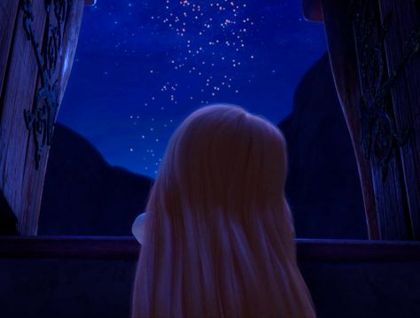 Rapunzel Window, Rapunzel Watching Lanterns, Lantern Rapunzel, Lanterns Rapunzel, Rapunzel Looking Out Window, Rapunzel Lanterns Scene, Tangled Aesthetic Lanterns, Tangled Lanterns Aesthetic, Rapunzel Lanterns