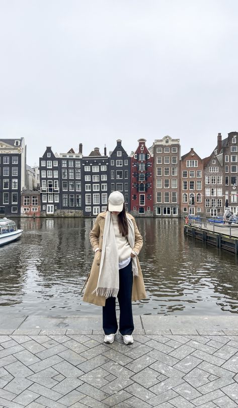 Amsterdam outfit, Amsterdam aesthetic Amsterdam April Outfit, Amsterdam In January, Amsterdam Aesthetic Outfit, Spend A Day With Me, Amsterdam Aesthetic, Amsterdam Outfit, Amsterdam Itinerary, Amsterdam Travel Guide, Amsterdam Food