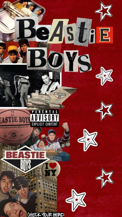 #beastieboys #aesthetic #muisc #wallpaper #red Beastie Boys Wallpaper, E Boys, Band Geek, Wallpaper Red, Boys Wallpaper, Beastie Boys, I ❤ Ny, Parental Advisory, Aesthetic Wallpapers