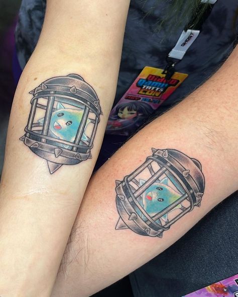 Couples matching Lumalee from Super Mario Galaxy tattooed by Maria Davis. #12ozstudios #team12oz #tattoo #tattoos #tattooed #tattooing #tattooism #tattooart #tattooartist #tattooer #tattooist #art #artstudio #tattooshop #tattoostudio #ink #inked #colortattoos #videogametattoos #gamers #gamertattoos #lumalee #lumaleetattoos #mariobros #mariogalaxy #mariogalaxytattoos Lumalee Tattoo Ideas, Lumalee Tattoo, Super Mario Tattoo, Video Game Tattoos, Mario Tattoo, Gamer Tattoos, Galaxy Tattoo, Super Mario Galaxy, Custom Tattoo