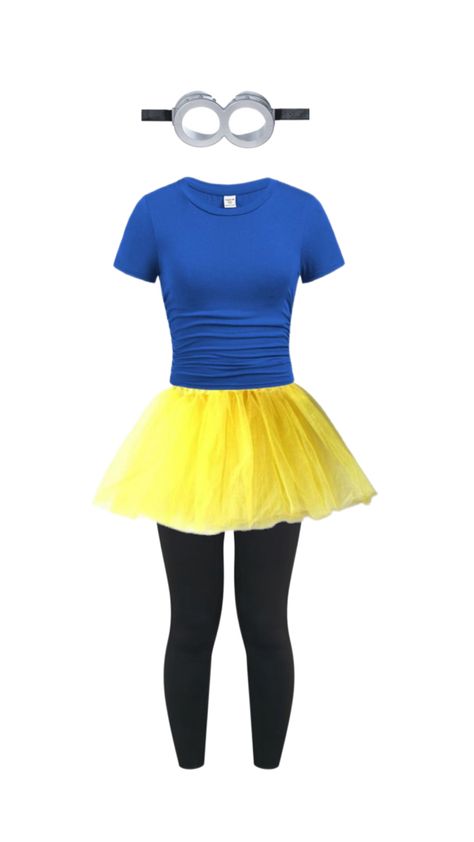 Minions Costume, Minion Outfit, Minion Costume, Ivy Costume, Minion Halloween, Minion Costumes, Spirit Week Outfits, Cute Group Halloween Costumes, Cute Minions