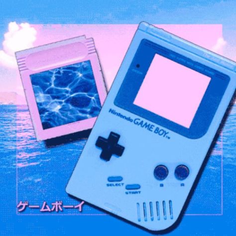 Vaporwave Art, New Retro Wave, 80s Aesthetic, Vaporwave Aesthetic, School Games, Retro Waves, Game Boy, Retro Aesthetic, Nintendo Games