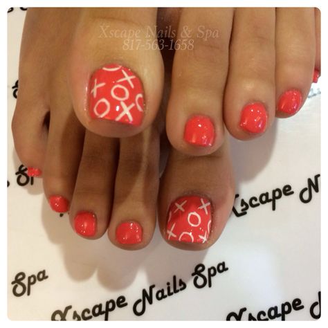 Pedicure Designs Toenails Valentines Day, Valentine's Pedicure Ideas, Pedicure Colors Valentines, Pedicure Ideas Valentines Pretty Toes, Valentines Day Feet Nails, Valentine's Toenail Designs, Toe Nail Valentine Designs, Valentine Pedicure Ideas, Valentines Toenails Design