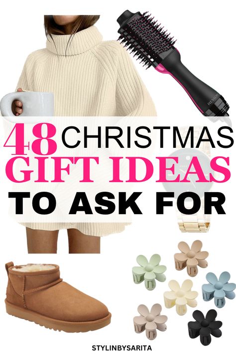 Christmas gifts to ask for Cute Gifts For Sister Christmas, Gifts For Her Christmas For Women, What To Get My Mum For Christmas, Sephora Gift Basket Ideas, Presents For Sister Christmas, Christmas Ideas 2024 Gifts, Christmas Gift Ideas For Myself, Ideas For Christmas Wishlist, Gift Ideas To Ask For