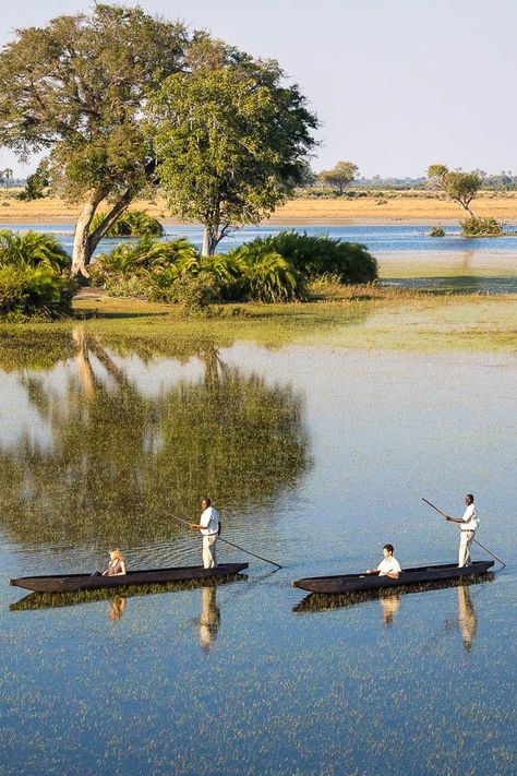 Botswana Travel, African Nature, Playgrounds Architecture, Kalahari Desert, Botswana Safari, Chobe National Park, Canoe Boat, Wanderlust Photography, Okavango Delta