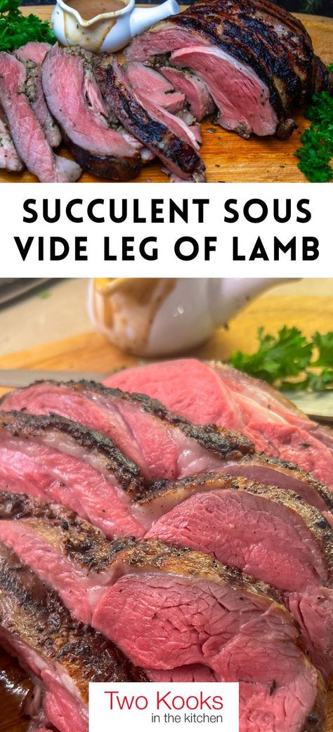 Imagine a boneless sous vide leg of lamb, exceptionally tender and succulent, cooked to the exact temperature of your choosing. The sous vide method of cooking is a game changer for melt-in-your-mouth lamb. Boneless Lamb Leg Recipe, Vegan Salmon Recipe, Boneless Lamb Roast, Sous Vide Lamb, Boneless Leg Of Lamb, Lamb Leg Recipes, Wok Cooking, Pork Recipes Easy, Baked Ribs