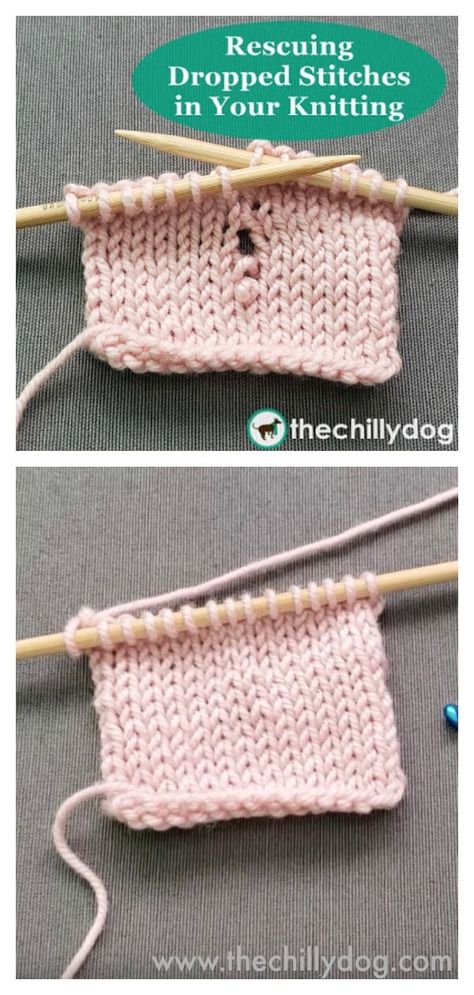 How To Pick Up A Dropped Stitch In Knitting, Dropped Stitches Knitting, Dropped Stitch Knitting, Yarn Activities, Knitting Tutorial For Beginners, Room Crafts, Basic Knitting, Knitting 101, Art Final