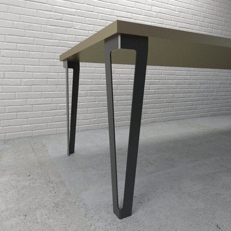 Metal Table Legs Steel, Office Table Metal Legs Design, Dining Table Steel Legs Modern, Metal Frame Table, Wood Metal Table, Table Legs Ideas Metal, Metal Table Legs Ideas, Steel Table Legs Ideas, Table Metal Legs Design