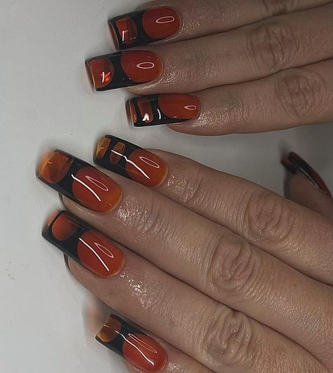 70s Themed Nails, Archive Nails, Oct Nails, Nail Ideas For Couples, Paris 70s, 70s Nails, Nail Ink, Biab Nails, Fancy Nail Art