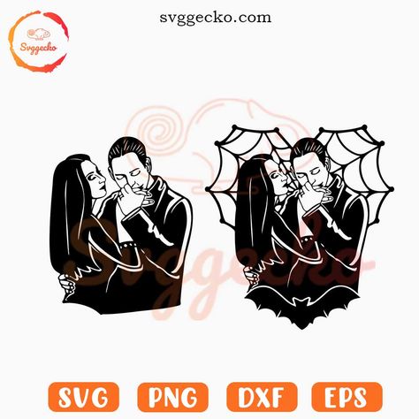 Morticia And Gomez Addams Tattoo Ideas, Gomez And Morticia Tattoo, Morticia And Gomez Tattoo, Adams Family Tattoo, Addams Family Tattoo, Gomez Morticia, Morticia And Gomez Addams, Couple Svg, Tattoo Thoughts