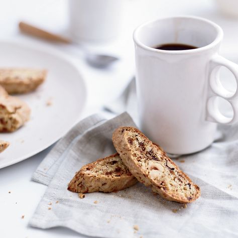 Buttery Hazelnut-Fig Biscotti | Food & Wine Fig Biscotti Recipe, Cranberry Almond Biscotti, Best Biscotti Recipe, Almond Biscotti Recipe, Wood Burning Oven, Almond Biscotti, Biscotti Cookies, Fig Recipes, Biscotti Recipe