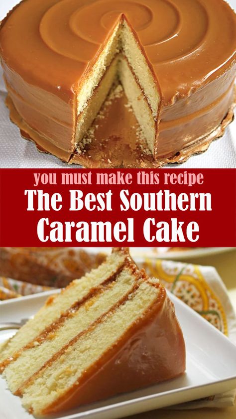 The Best Southern Caramel Cake Recipe – Reserveamana Homemade Caramel Icing For Cake, Carmel Cake Icing Caramel Frosting, Best Caramel Icing Recipe, Carmel Cake Frosting, Carmel Cake Recipe Southern, Cooked Caramel Icing Recipe, Southern Cakes Homemade, Homemade Caramel Cake Recipe, Carmel Icing For Cake